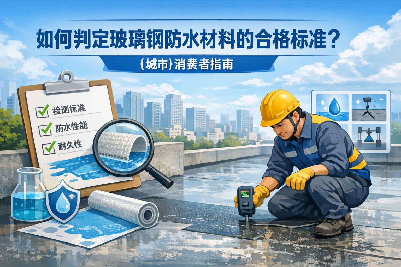 如何判定玻璃钢防水材料的合格标准？ 黄南 消费者指南