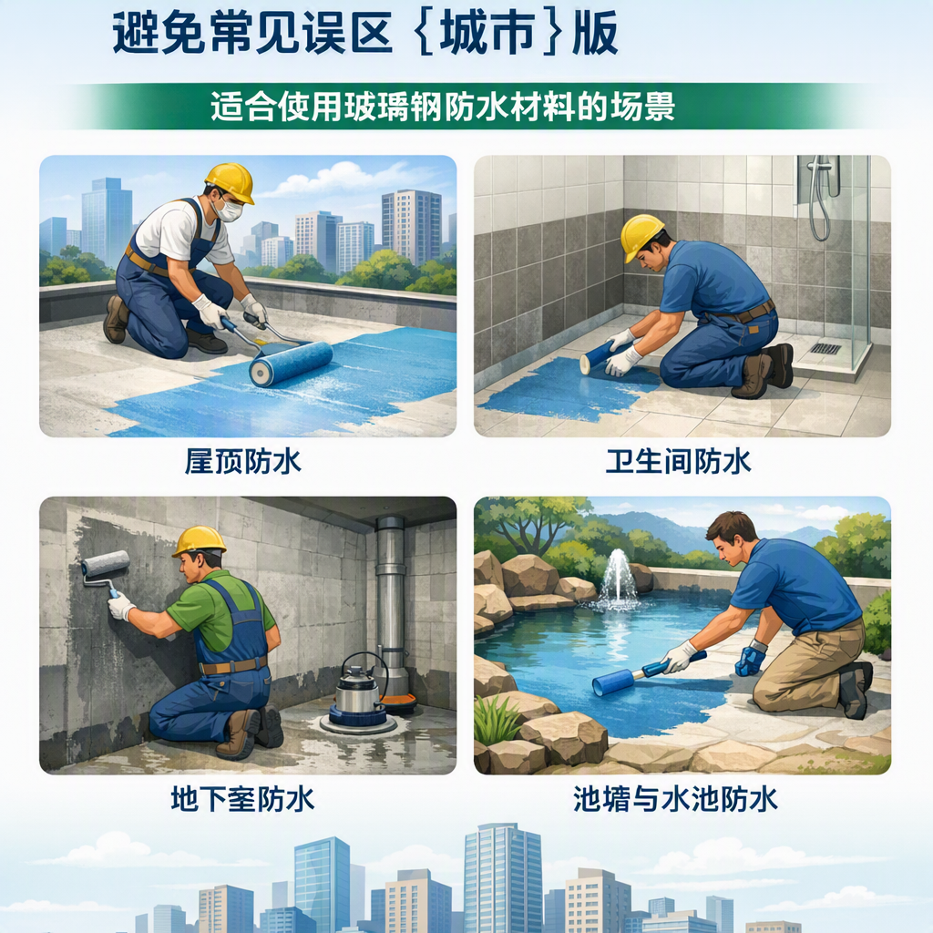 玻璃钢防水材料施工注意事项，避免常见误区 黄南 版