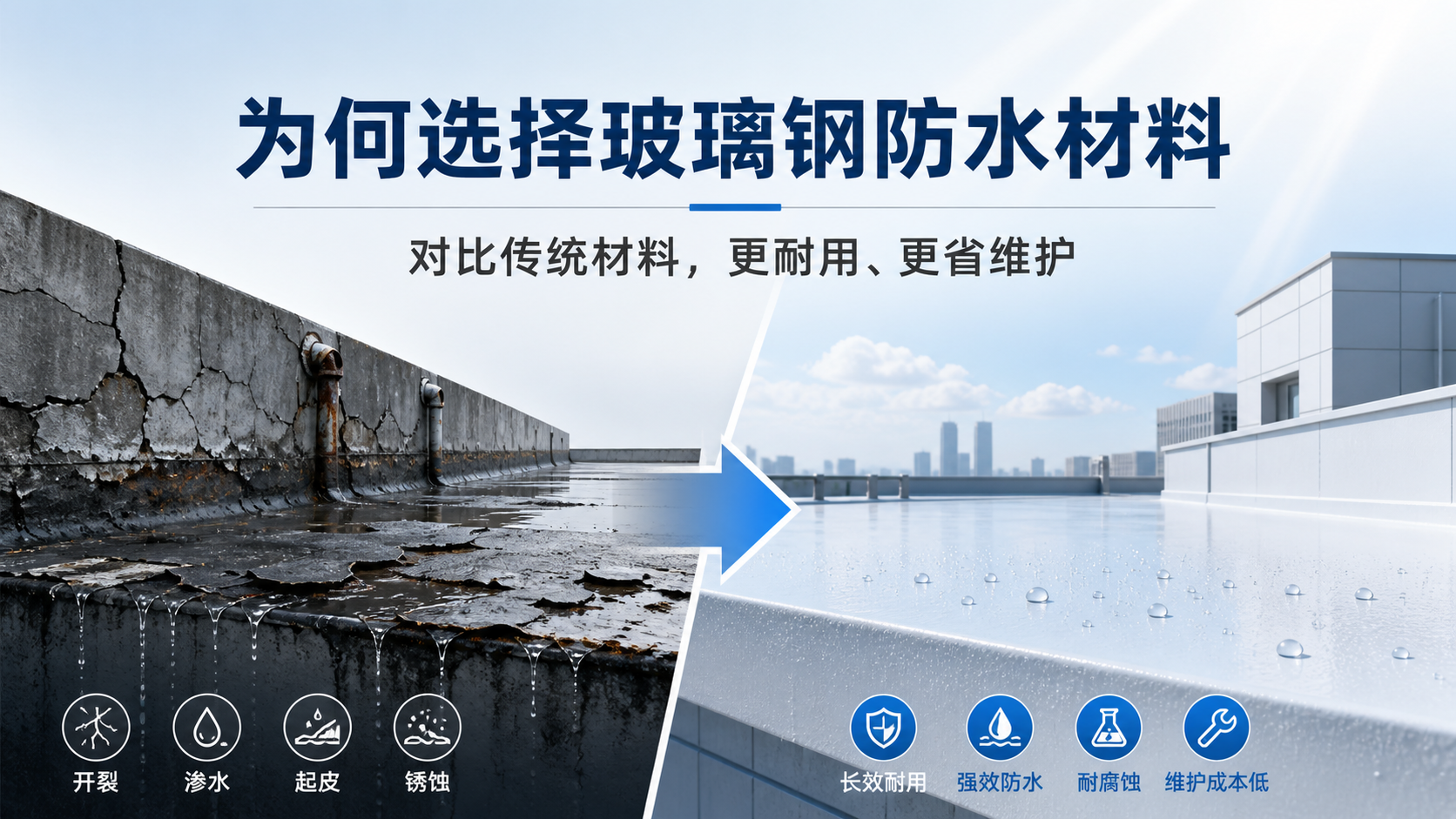 在黄南，为何选择玻璃钢防水材料而非传统材料