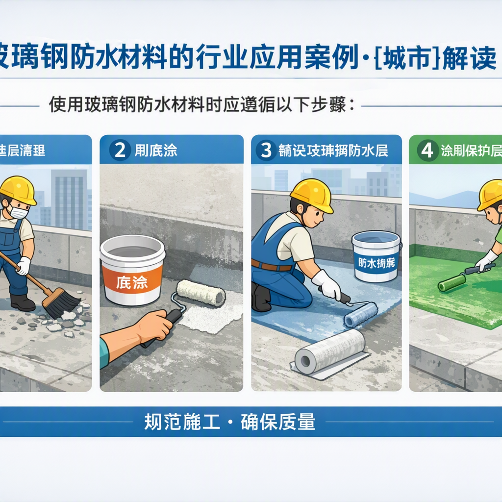 玻璃钢防水材料的行业应用案例,黄南解读