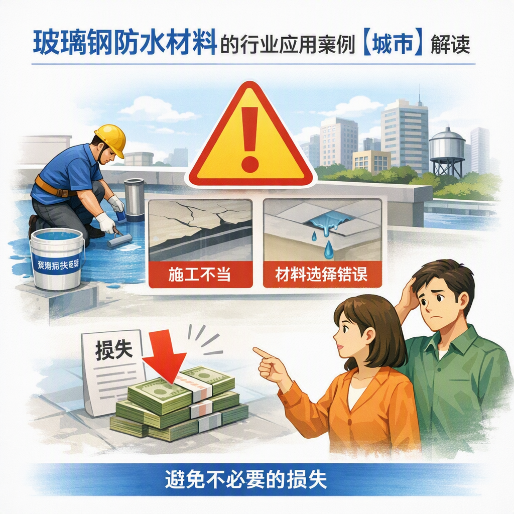 玻璃钢防水材料的行业应用案例,黄南解读