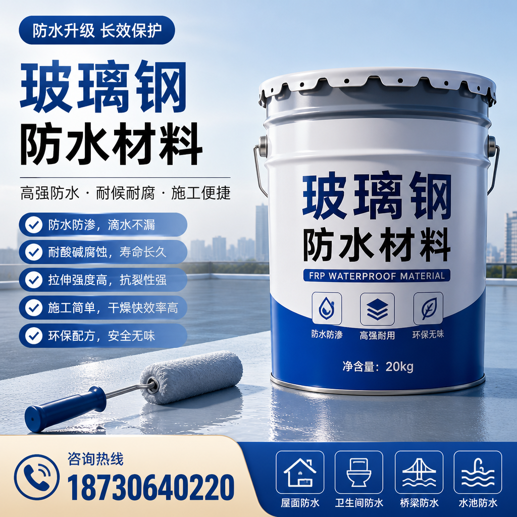 专家解析:玻璃钢防水材料的市场前景分析在 黄南