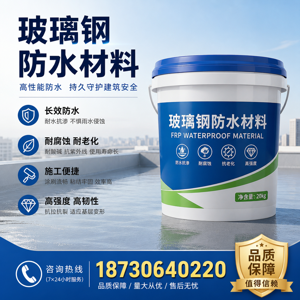 专家解析:玻璃钢防水材料的市场前景分析在 黄南