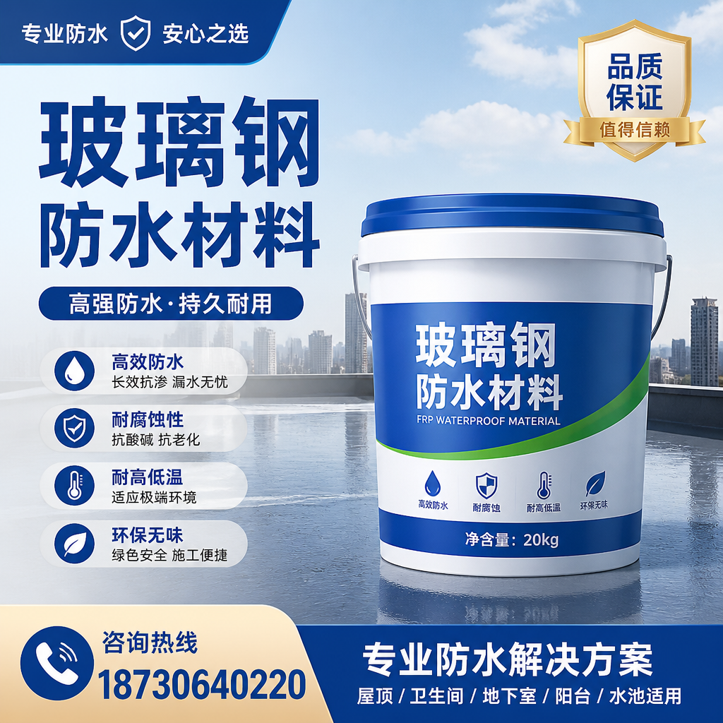 了解玻璃钢防水材料的市场趋势，黄南 企业不可不知